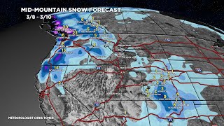 Snow Forecast for the Second Weekend of March