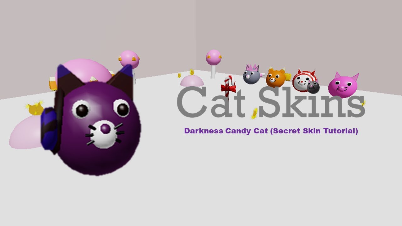 Cat Skins | Darkness Candy Cat (Secret Skin Tutorial) - YouTube
