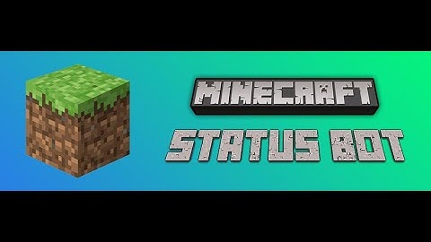 How Make Minecraft status Bot Without coding | #Milconcodzz
