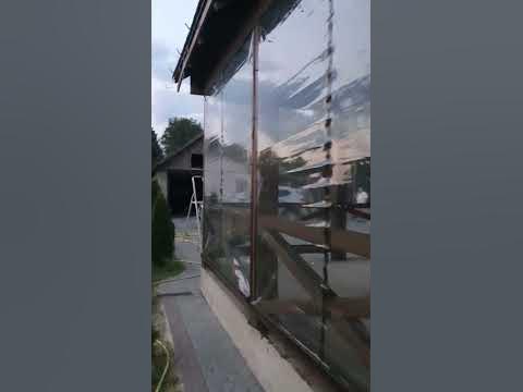 Мягкие окна для террасы. Гибкое окно (ПВХ пленка). Установка, крепление ...