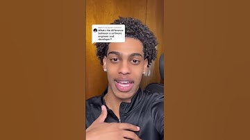 What is the difference between a software engineer and a developer?