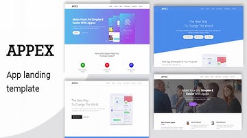 Appex- App Landing Template | Themeforest Website Templates and Themes