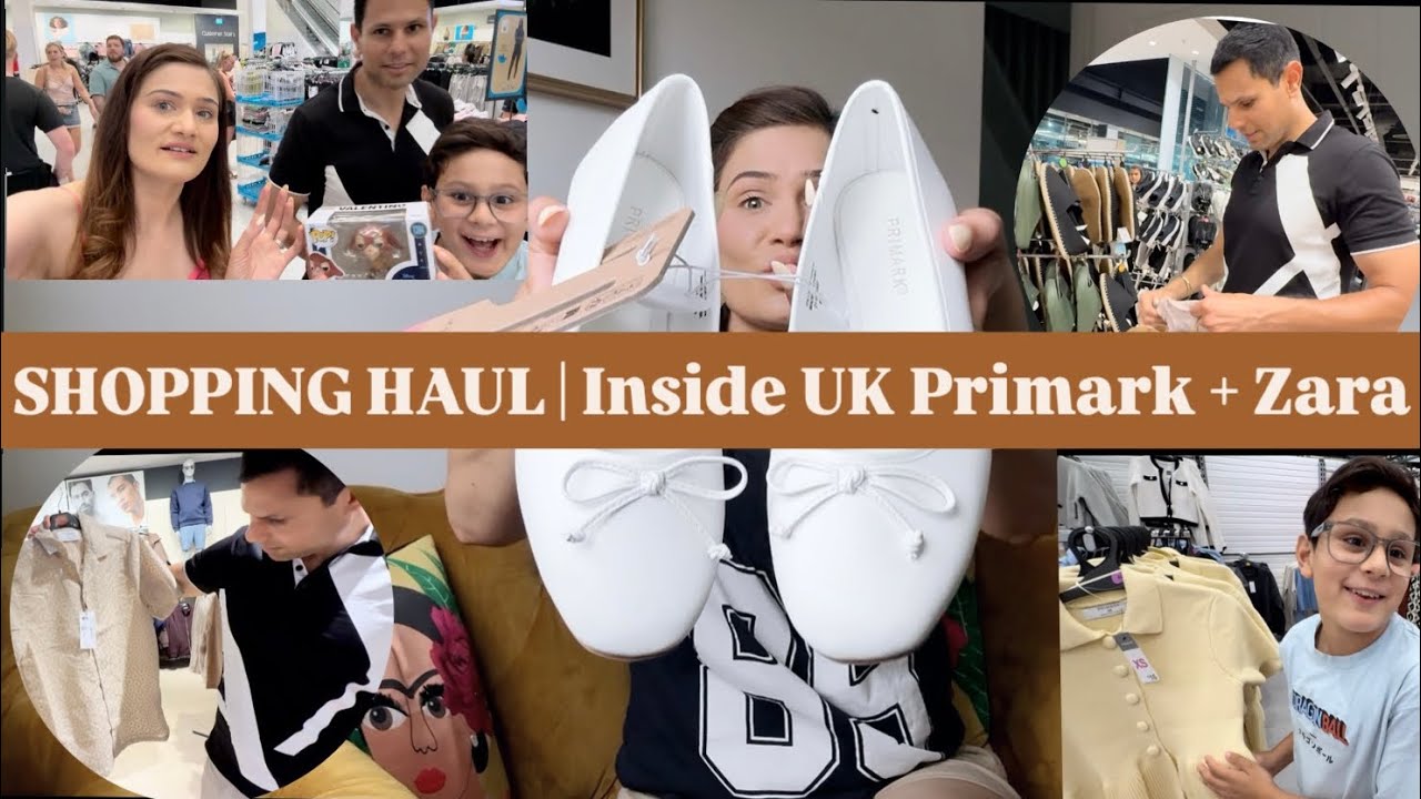 HOLIDAY PREP ☀️| Come Budget Shopping With Us Inside UK Primark + Zara | Men SHOPPING HAUL UNBOXING 