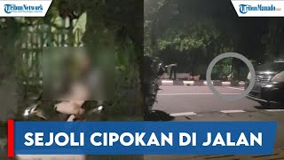 AKSI SEJOLI 'CIPOKAN' DI PINGGIR JALAN, TETAP CUEK JADI TONTONAN WARGA