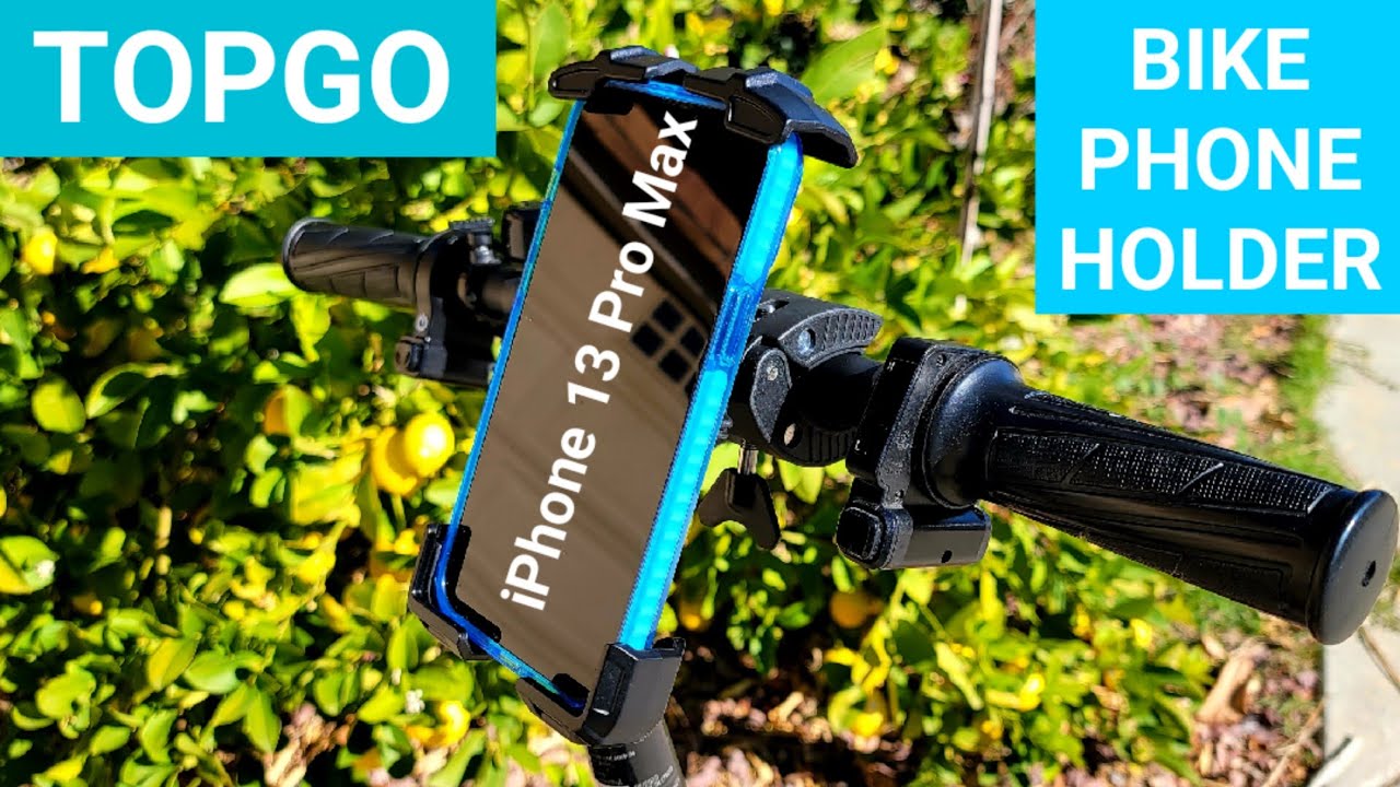 TOPGO Golf Cart Phone Holder Bike Phone Holder for Handlebars No