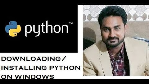 Download And Install Python 3.6 on Windows 10