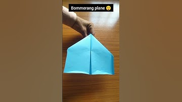 Aisa Paper Plane Banaya Jo KHUD Wapas Aata Hai! 😵✈️ (Unbelievable) #shorts #ytshorts #diy