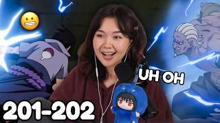 SASUKE VS. THE RAIKAGE | NARUTO: SHIPPUDEN Episode 201-202 REACTION!