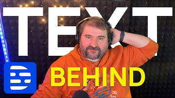 How to Put Text Behind a Person in Descript - Easy Tutorial