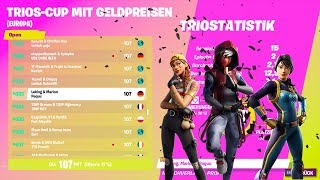 107 POINTS TRIO CASH CUP | 1.000.000$ |