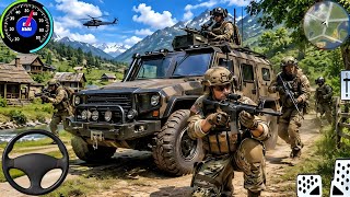 USA Army Truck Driving Cargo Games 2020-US Offroad Army Truck Driving Simulator 3D-Android Gameplay screenshot 2