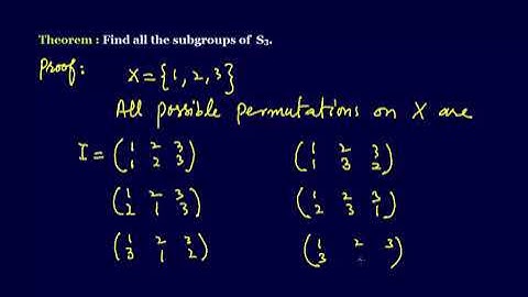 #MTH405 Lecture 17 Part 4 #Symmetric #Group #Theorem  3