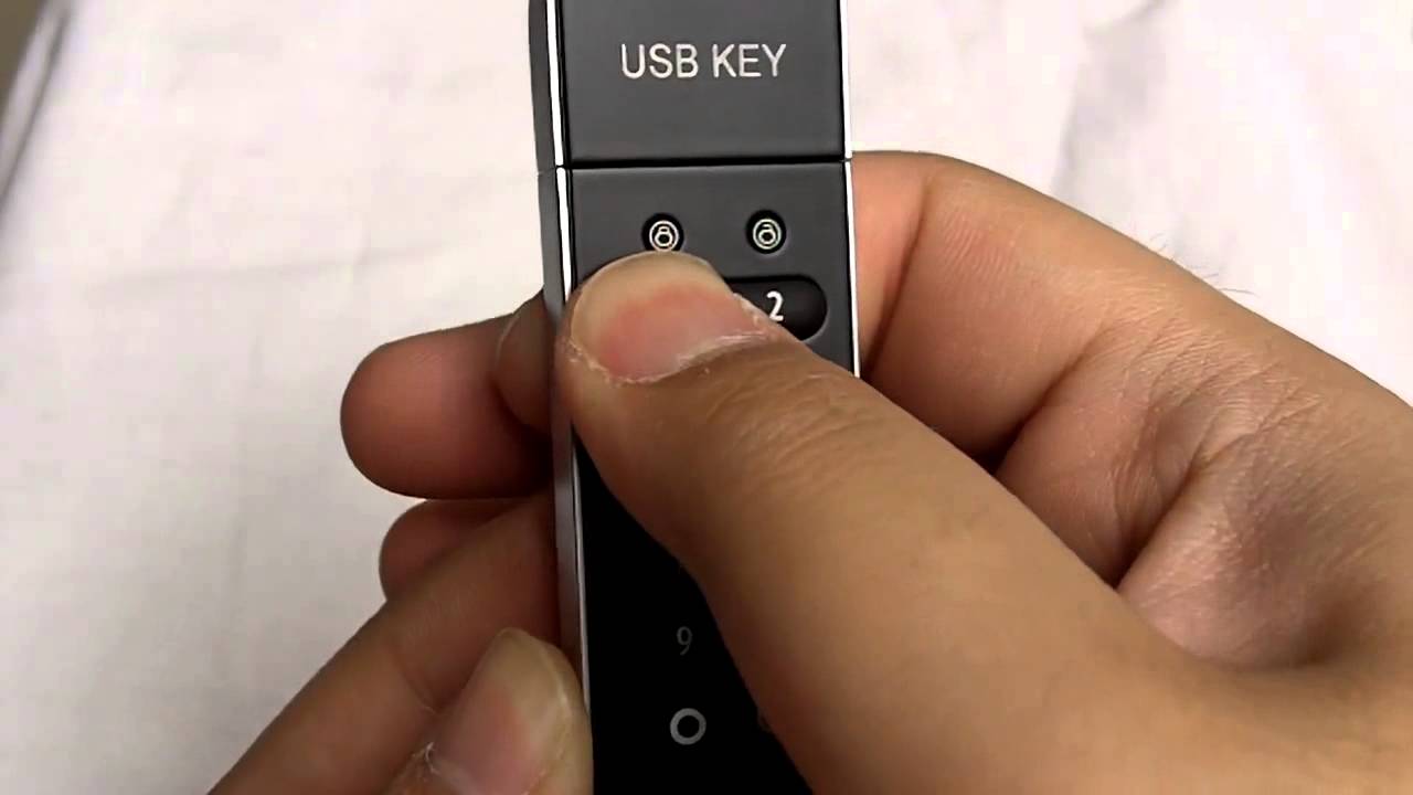 KingFast Encrypted USB Key - Entering Password - ModSynergy