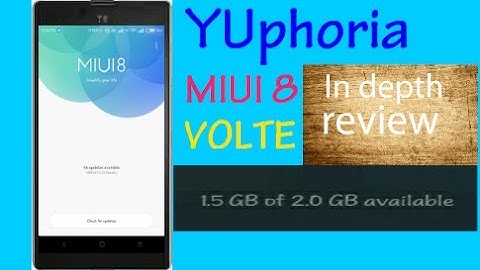 [ 1.5gb Free Ram ] Miui 8 - Volte -Fully optimised - In depth reviews