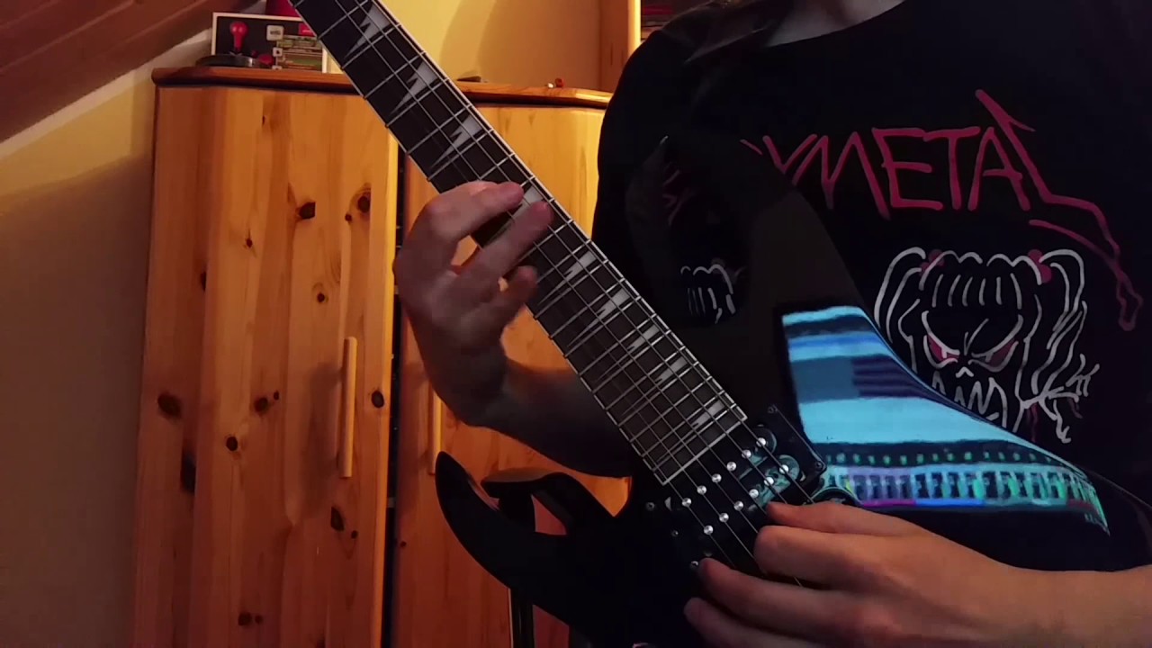 [DEATH] Crystal Mountain Guitar/Bass Cover w/ Drum Track - YouTube