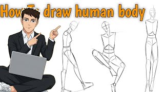 How To Draw Human Body Part 4 | Step by Step Full Body Anatomy Drawing Tutorial. #drawing #art 