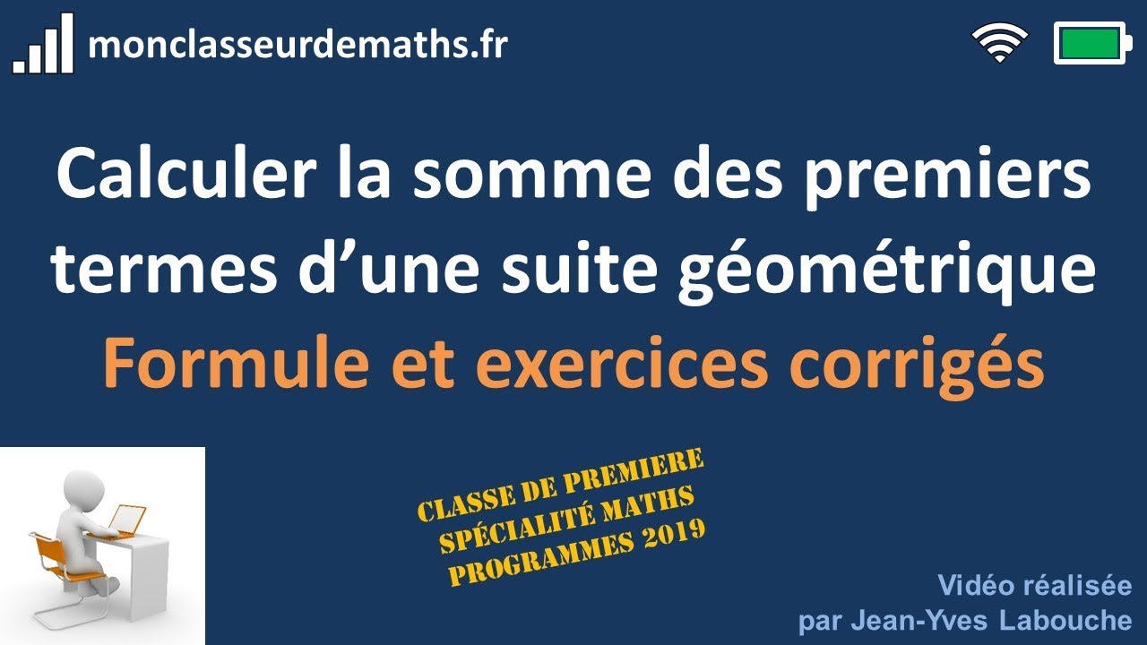 Somme des premiers termes d'une suite géométrique YouTube — free download