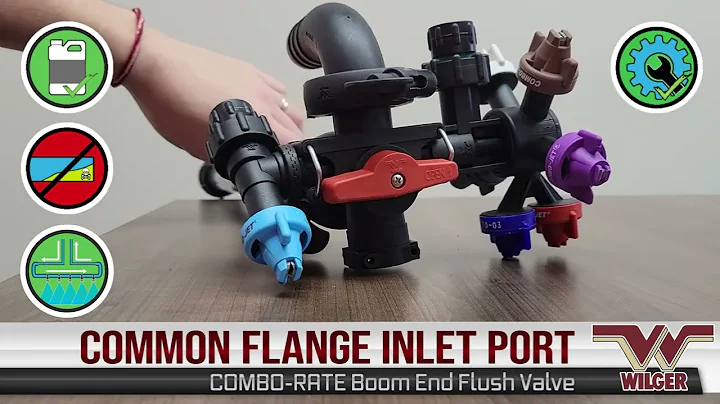 Wilger COMBO-RATE Boom End Flush Valve Release