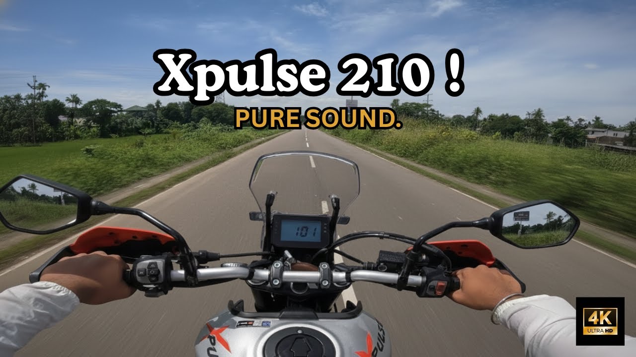 Hero Xpulse 210 (2025) ! | Pov riding. | Pure sound.