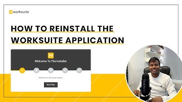 How to re-install the worksuite application?