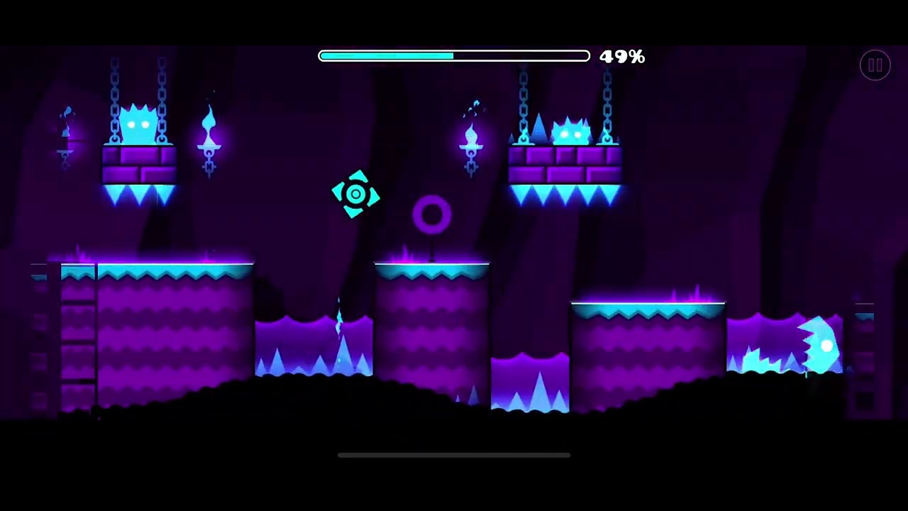 Geometry dash Meltdown | I beat the level on geometry dash - YouTube