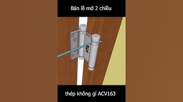 Bản lề tự đóng 2 chiều thép không gỉ ACV163
