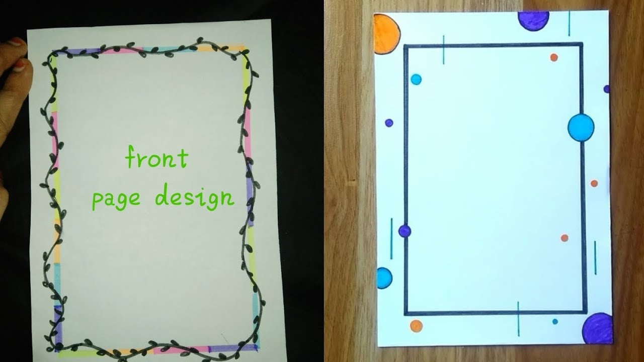 assignment front page design||easy front page design# ...