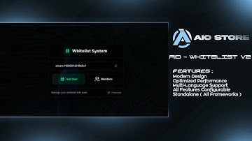 [STANDALONE] FiveM | Whitelist System with Menu | aio-whitelist-v2 [PAID]