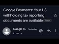 Google payments  your us tax reporting  tamil  selva tech