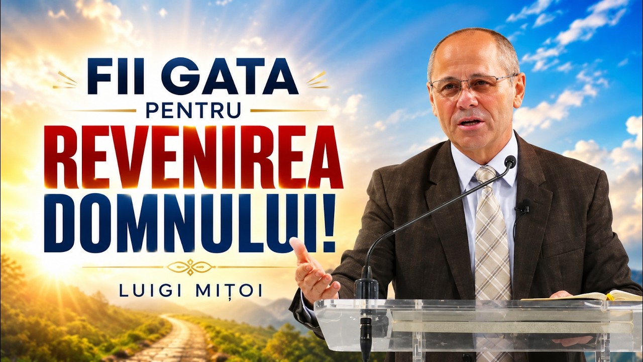 Luigi Mițoi - Fii gata pentru revenirea Domnului! - predici biblice - Maranatha! Privește Cerul!