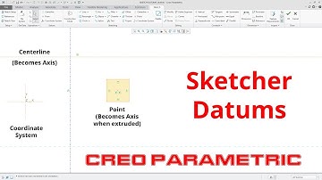 Creo Parametric - Sketch Mode Deep Dive 4D -  Sketcher Datums