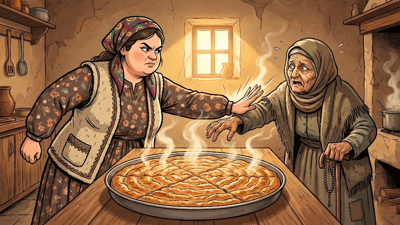 Kendisi Börekleri Yerken Kaynanası Tepsiye Uzandığında Eline Vurdu... Ahı Tuttu | İbretlik Hikaye