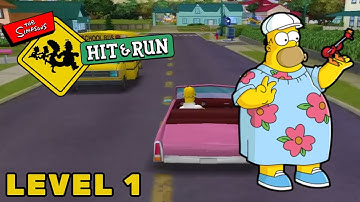 The Simpsons Hit and Run | Level 1 - All Wasps, Gags and Collector Cards