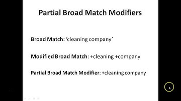 Partial Broad Match Modifiers (Google Adwords)