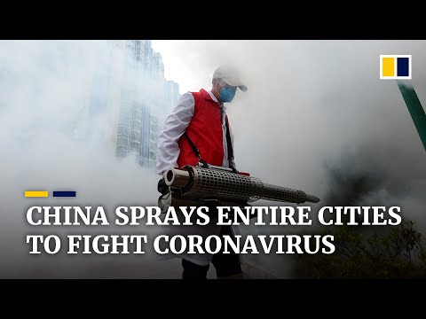 China disinfects entire cities to fight coronavirus outbreak, some twice a day