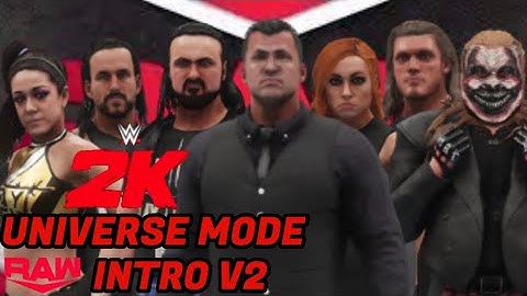 WWE 2K Universe Mode: Updated 2021 RAW Intro