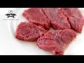 国産ダチョウ肉「切り方のコツ」