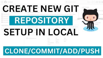 How to Create new GIT repository and setup in local | GIT Clone, Add, Commit, Push