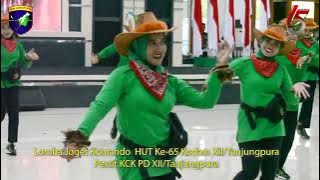 Lomba Joget Komando Persit KCK PD XII/Tpr, Dalam Rangka HUT Ke-65 Kodam XII/Tanjungpura