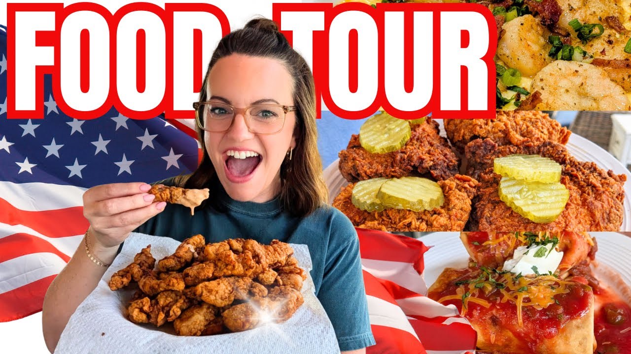 We Tried 10 Iconic Dishes From 10 Different States!! | Marathon