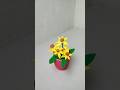 Amazing Glue Gun Flower Pot 🌼✨#shorts #glueguncraft #flowerpot