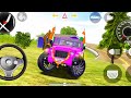 Pink 💖 Thar 4x4 Indian Cars Simulator 3D Game 