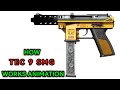 How Tec 9 Sub Machine Gun Works Animation