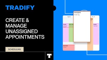Creating & Managing Unassigned Appointments in Tradify