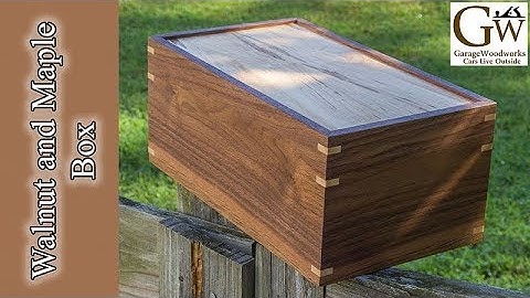 Make a Walnut and Maple Box
