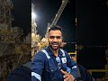 रात 2 बजे भी चलता है ऑयल रिग का काम 😱 | Night Shift Oil Rig #shorts