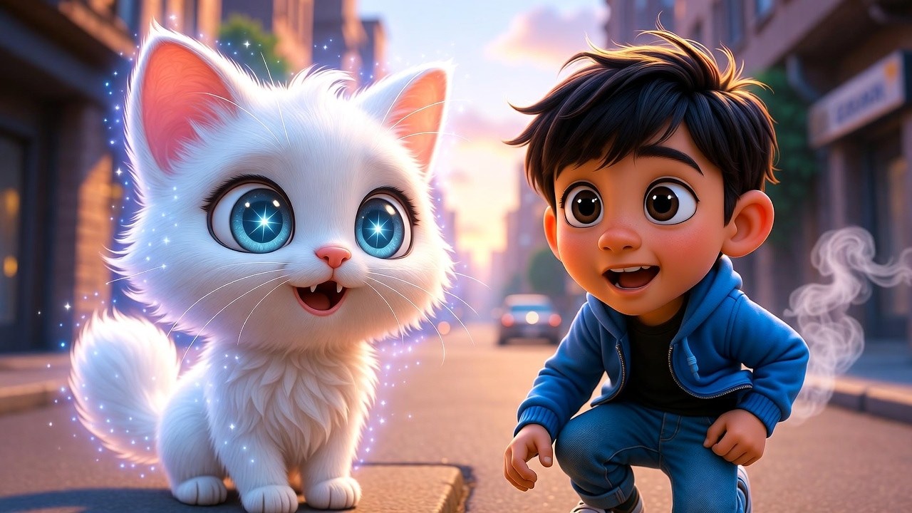 The Talking Street Cat | 3D Kids Cartoon Adventure | Ayaan & Luna’s Magical Journey