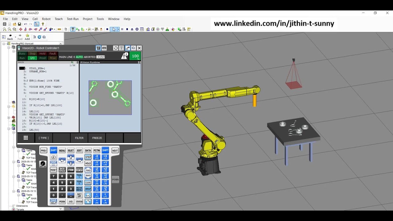 ROBOT 2D programming - YouTube