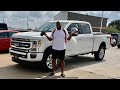 TAKING DELIVERY OF A 2021 FORD F250 SUPER DUTY PLATINUM FULLY LOADED OR NOT