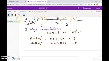 Inverse DFT Using DIT - FFT Algorithm
